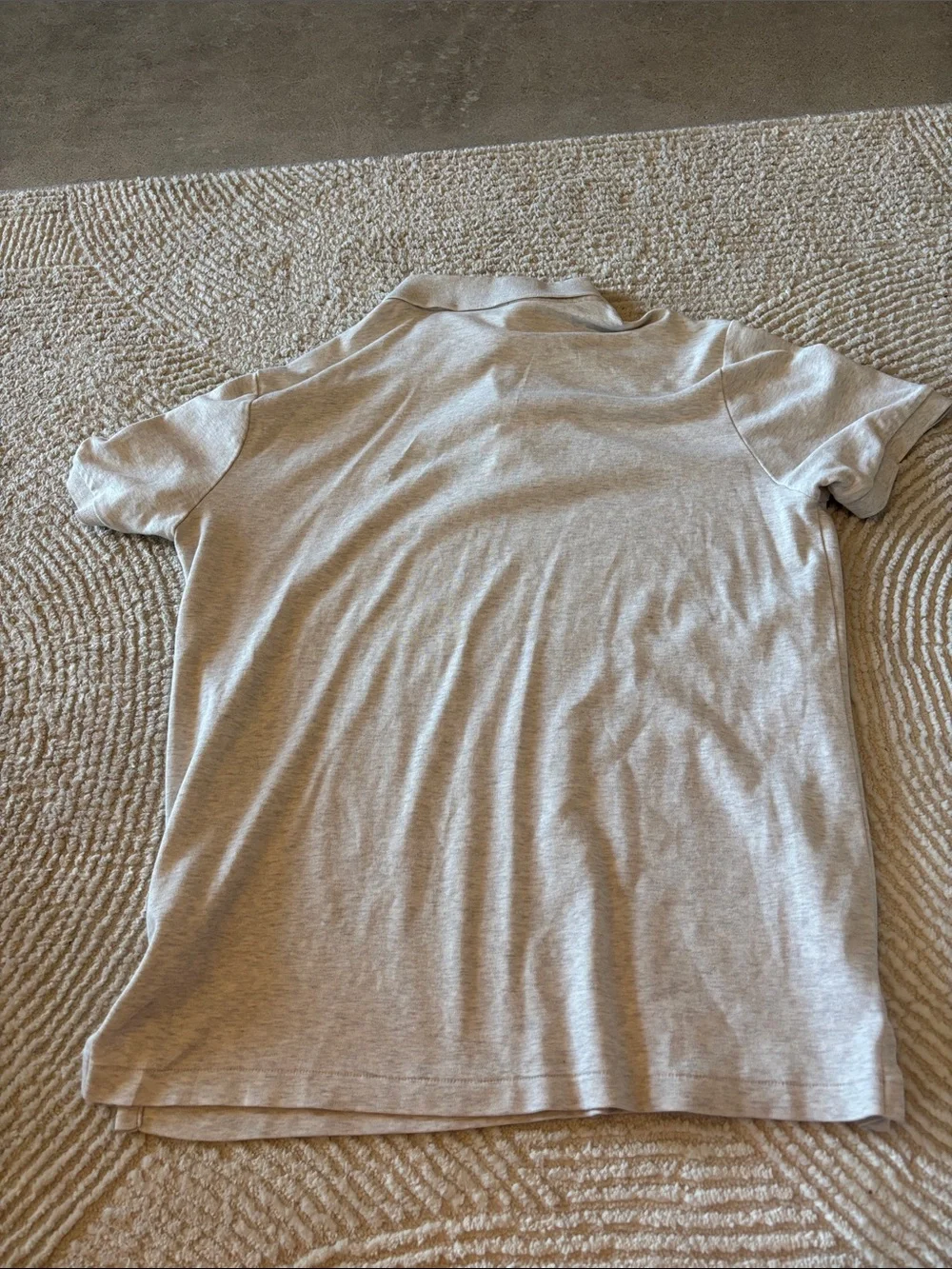 Polo by Ralph Lauren Heather Gray Short Sleeve Polo with Pony Logo